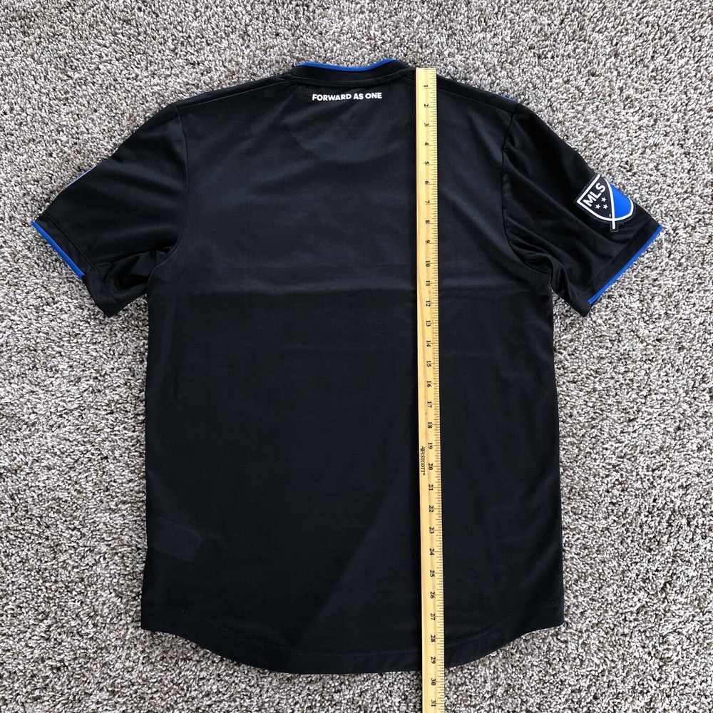 Adidas San Jose Earthquakes Jersey Mens M 2019 Authentic MLS Official Kit Soccer - Picture 10 of 12
